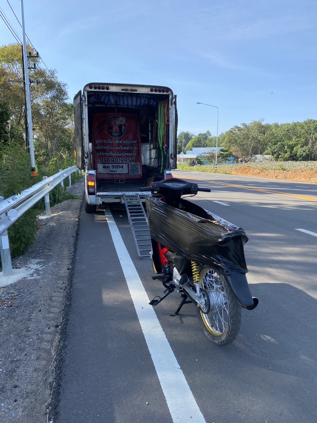 ผลงานขนส่งมอเตอร์ไซค์ 2